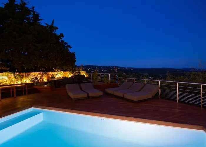 Вилла Splendide De Luxe, Vue Et Montagne *